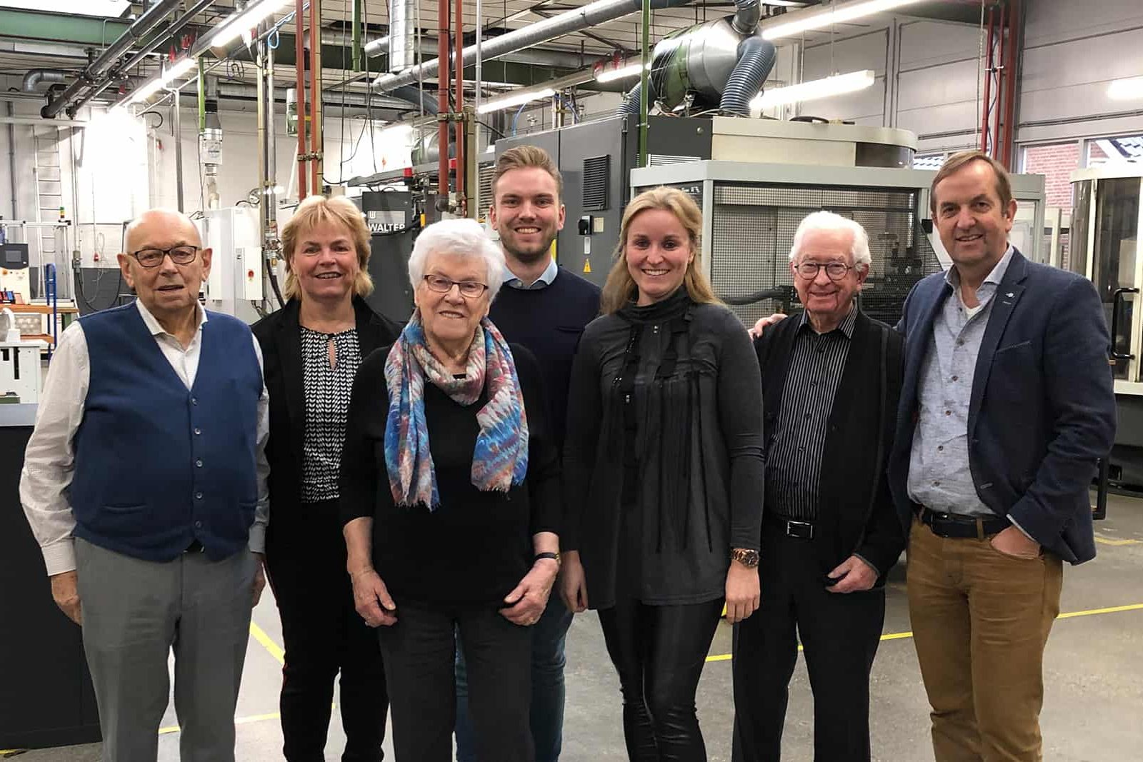 Het team van Toolmanagers in de werkplaats