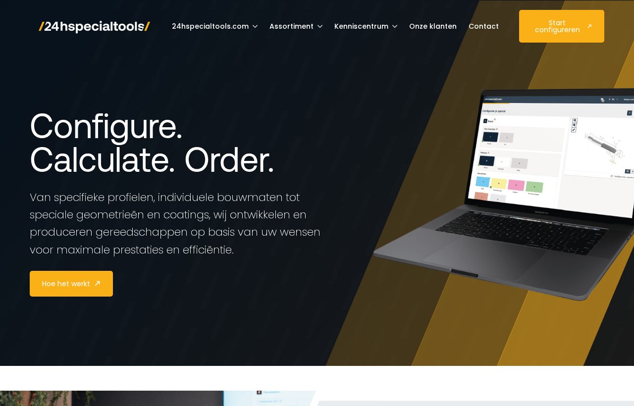 Website die wij bouwden voor 24H Special Tools
