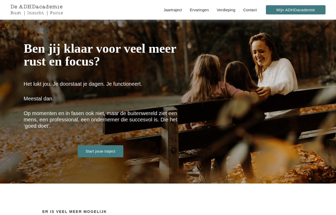 Website die wij bouwden voor ADHD Academie