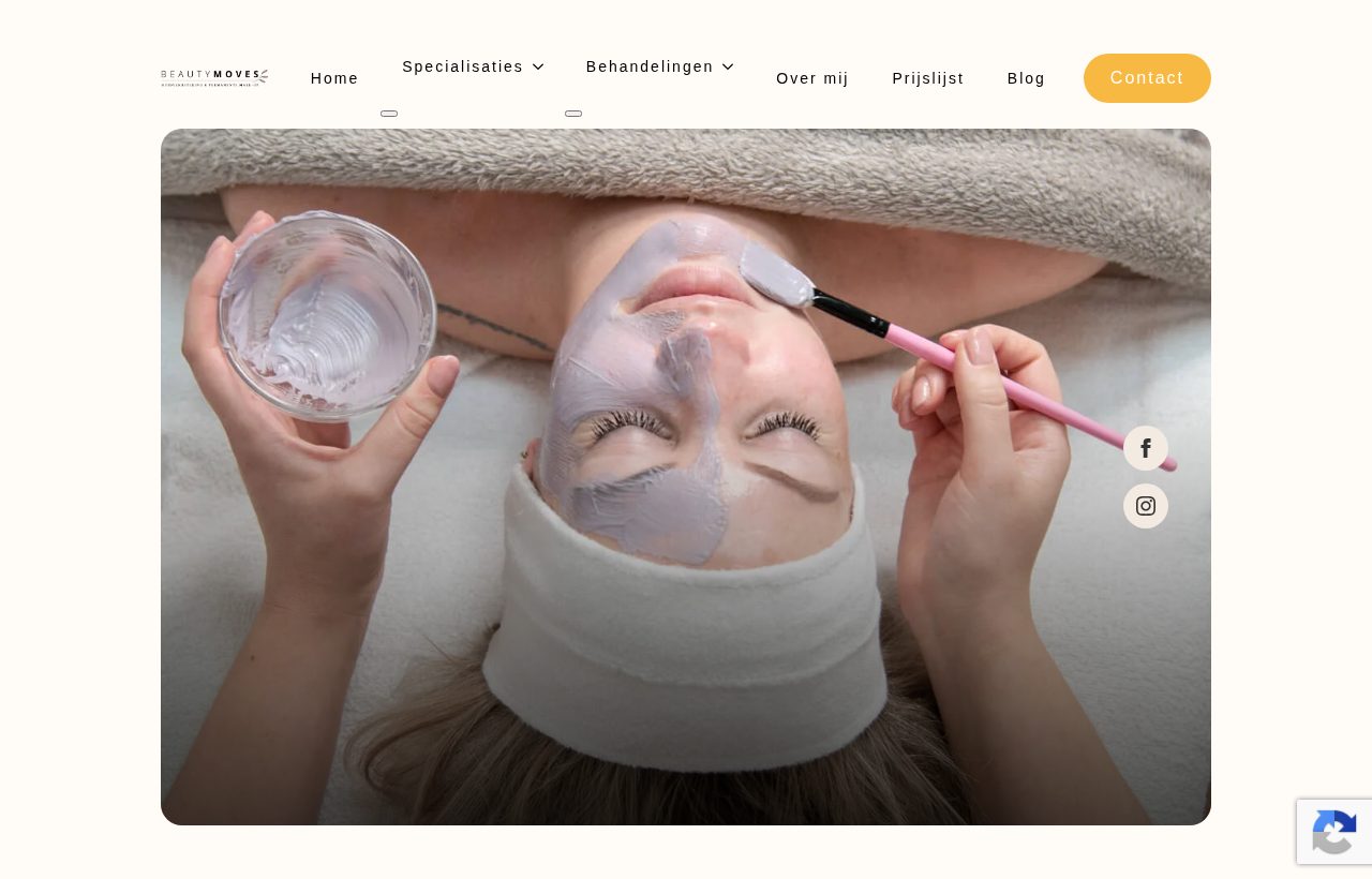 Website die wij bouwden voor Beauty Moves