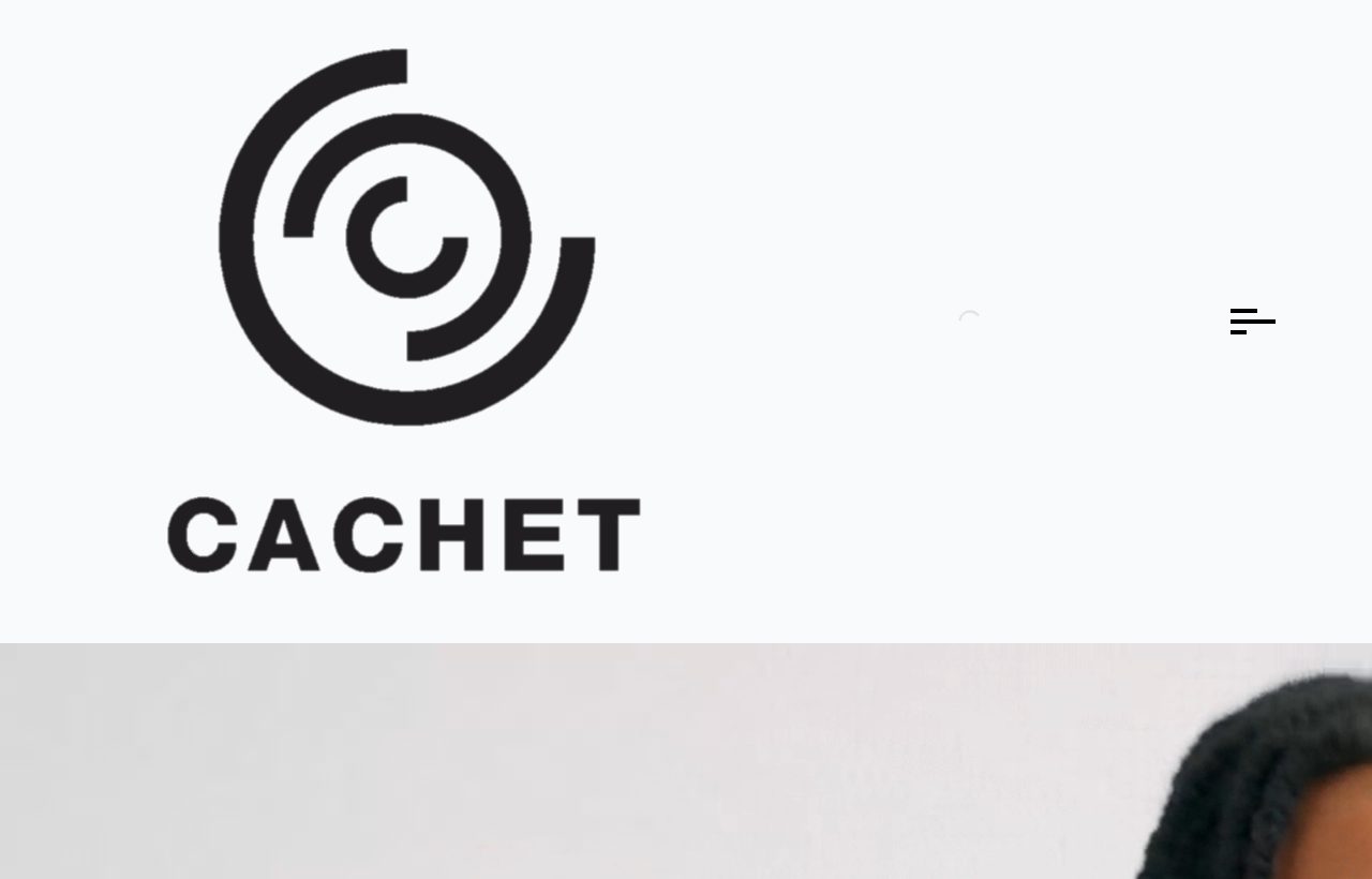 Website die wij bouwden voor Cachet Models