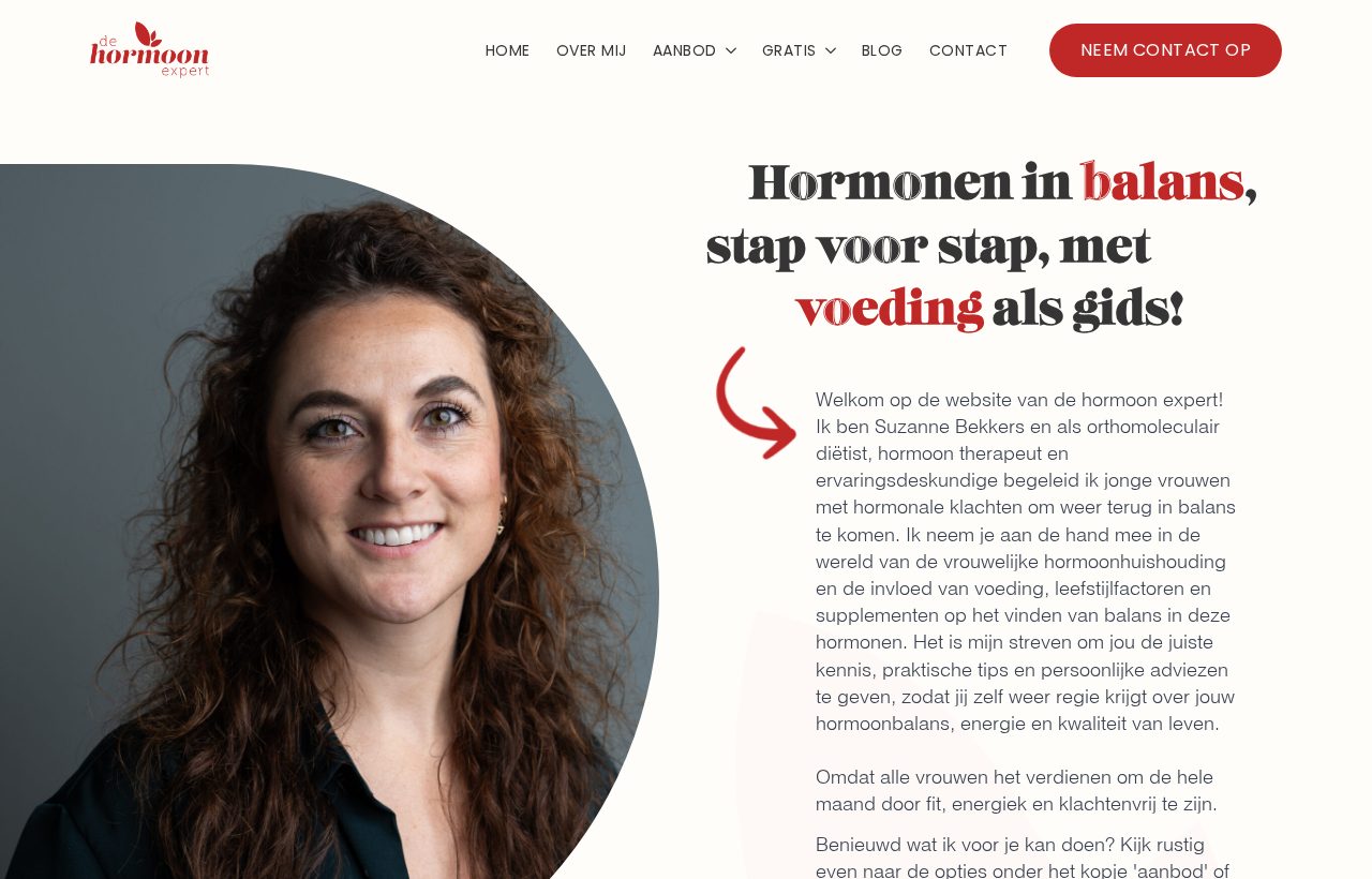 Website die wij bouwden voor De Hormoonexpert