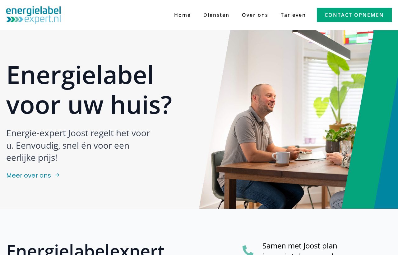 Website die wij bouwden voor Energielabelexpert