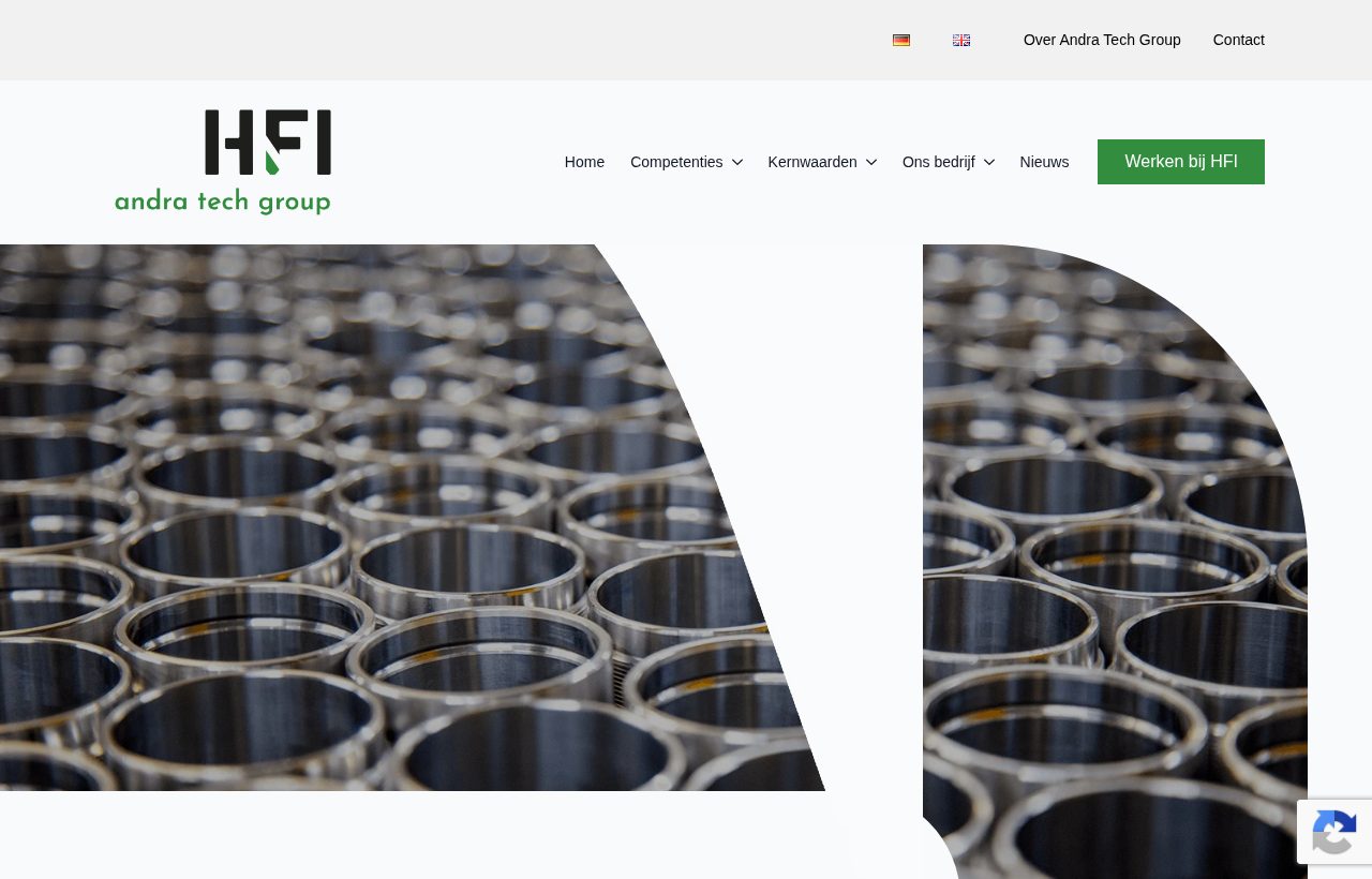 Website die wij bouwden voor HFI