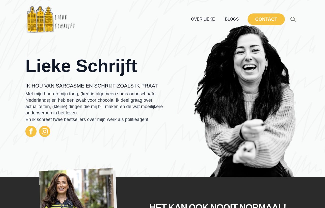 Website die wij bouwden voor Lieke Schrijft