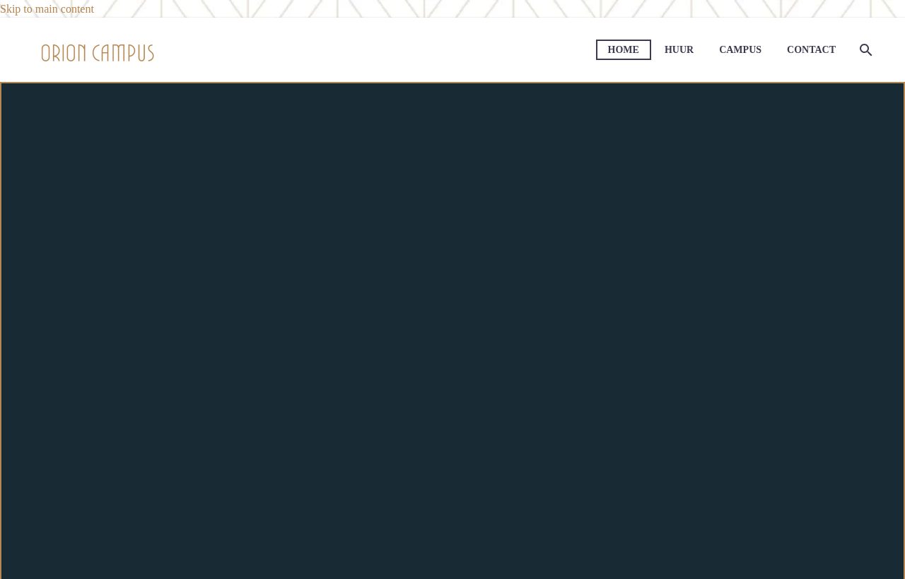 Website die wij bouwden voor Orion Campus
