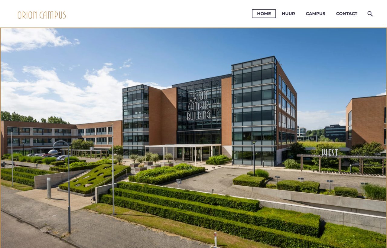 Website die wij bouwden voor Orion Campus