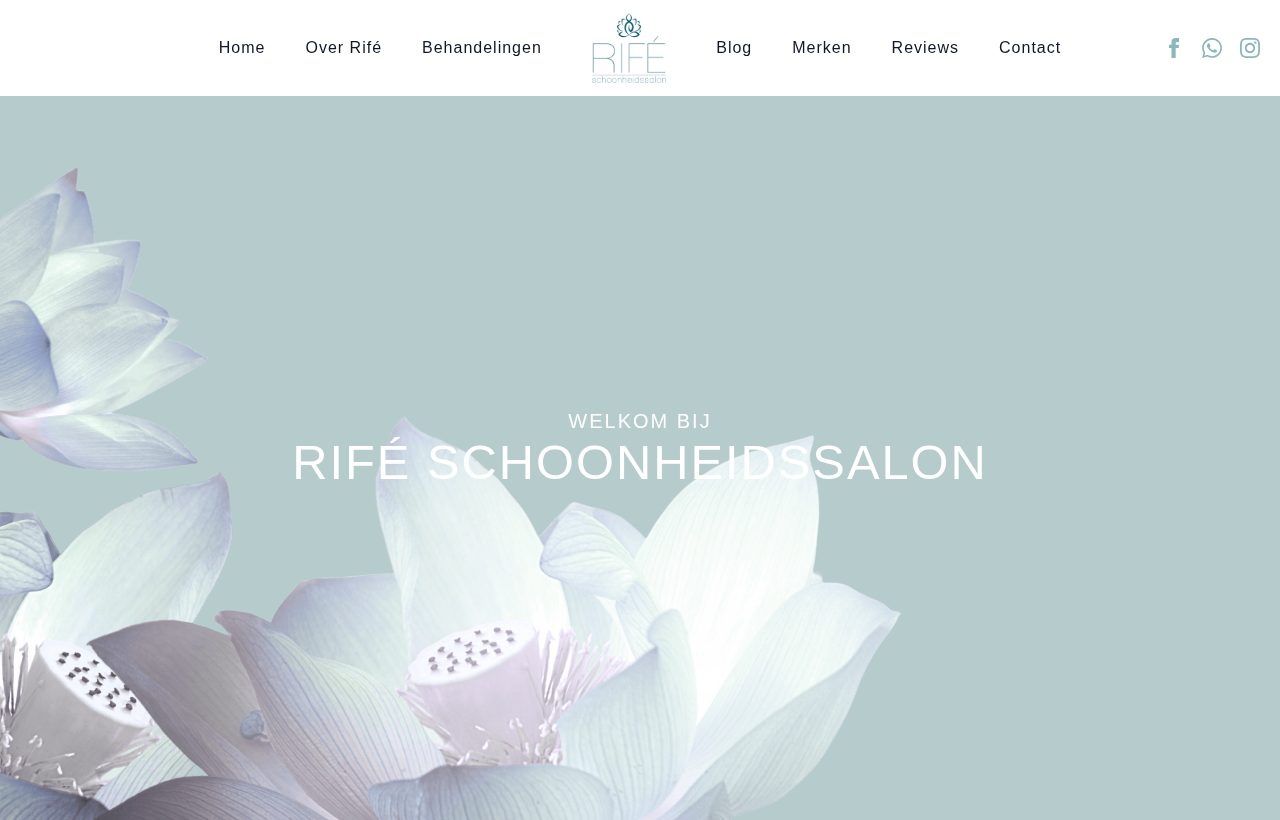 Website die wij bouwden voor Rifé Schoonheidssalon