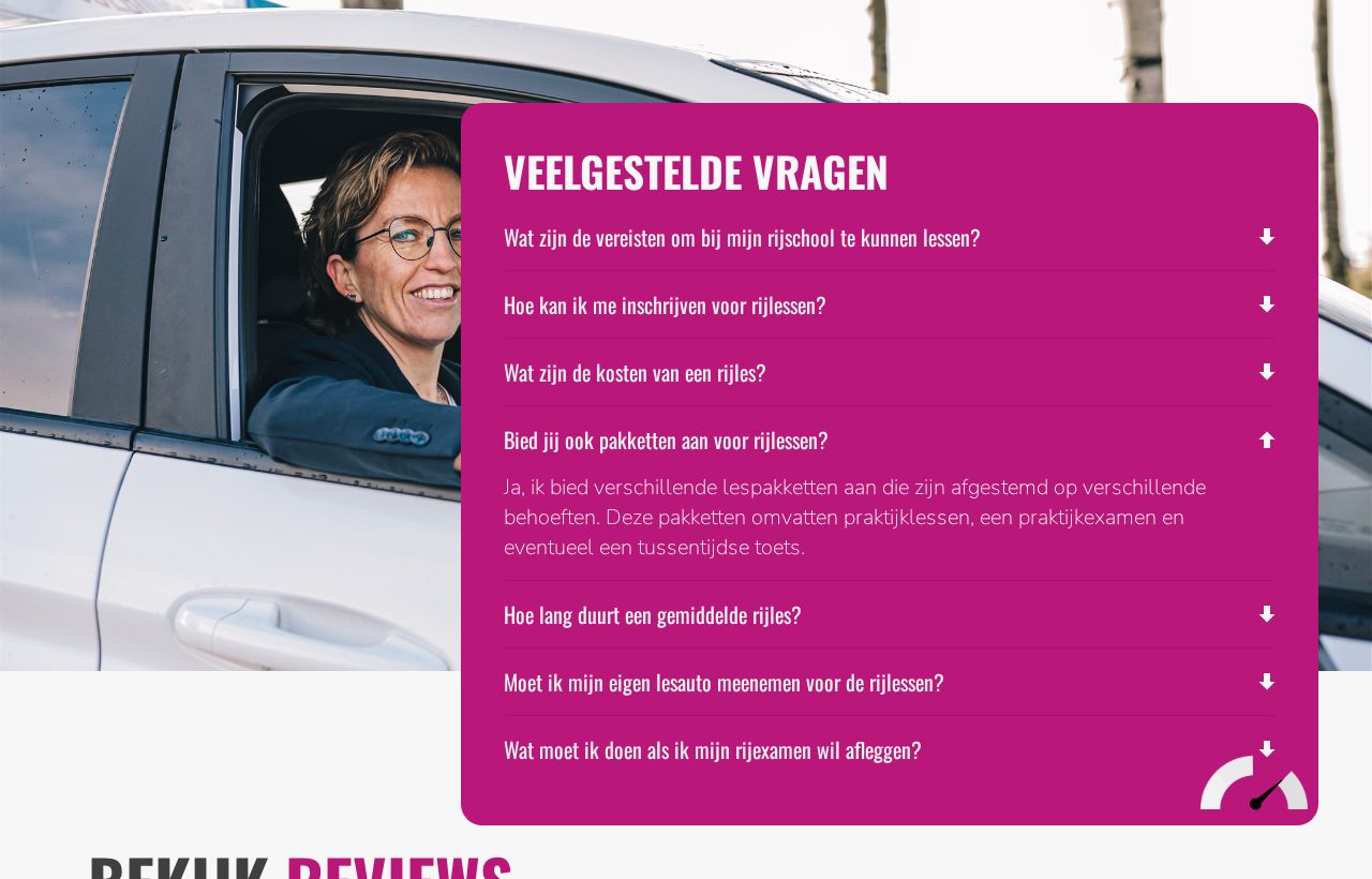 Website die wij bouwden voor Autorijschool Buurman