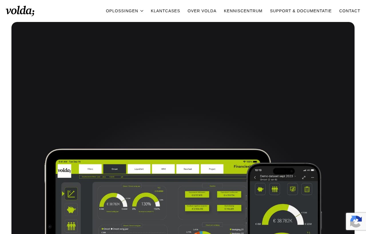 Website die wij bouwden voor Volda