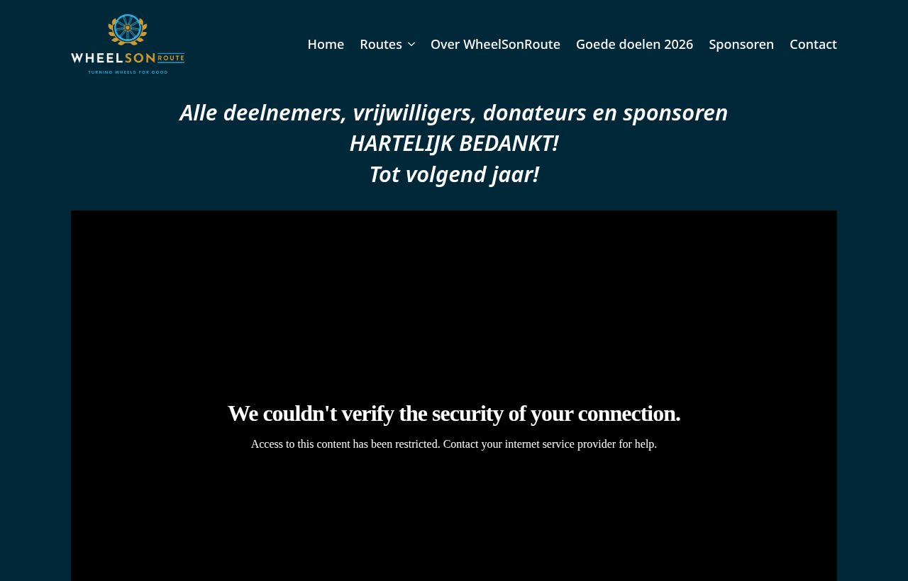 Website die wij bouwden voor Wheels on Route